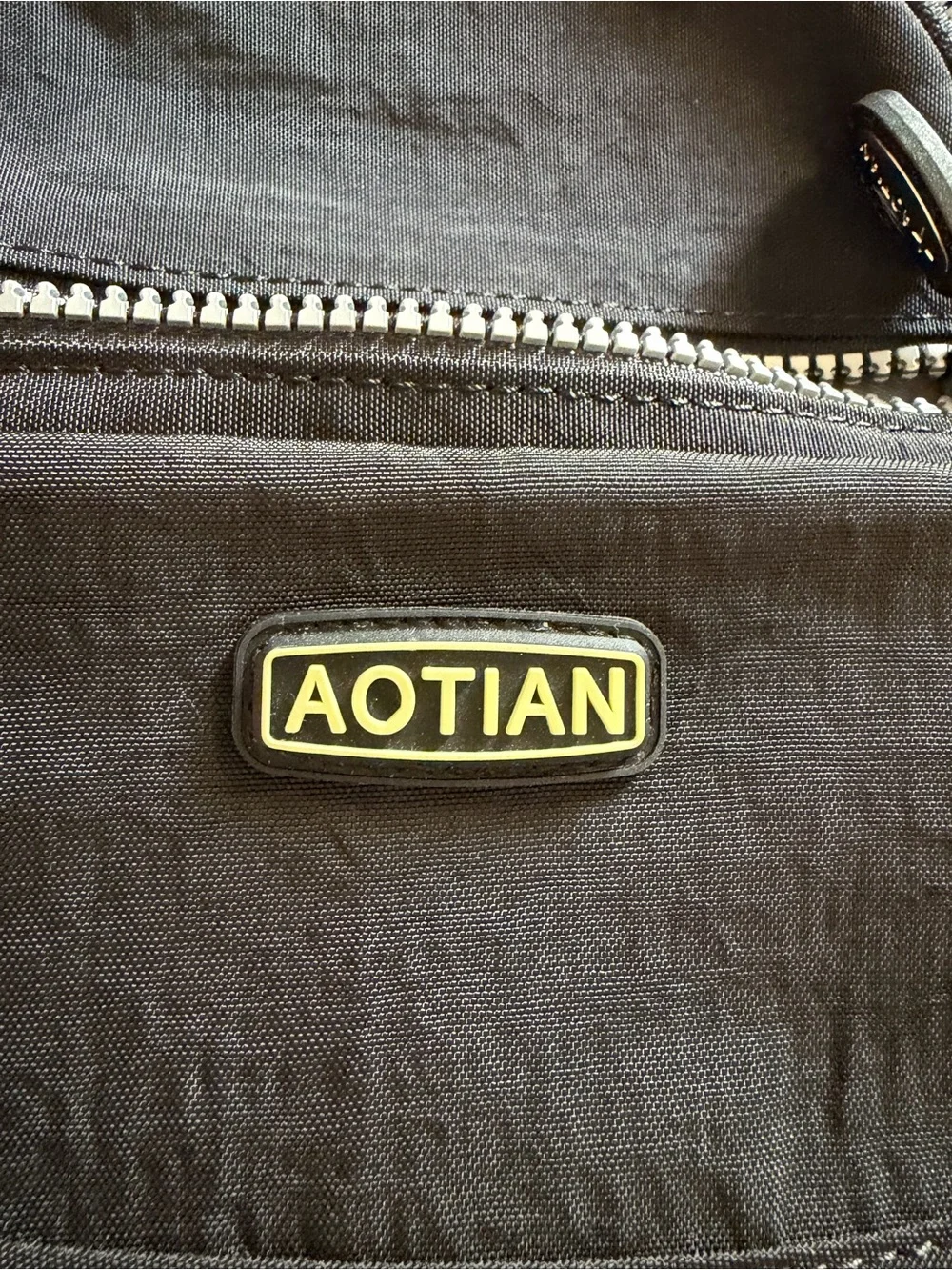 Black AOTIAN Compact Backpack